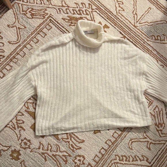 🤍 ZARA Knit Ribbed Sweater - Picture 5 of 8